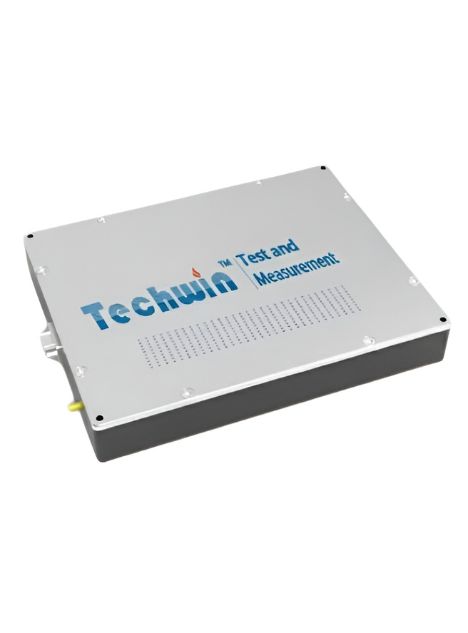 High-power fiber amplifier front view